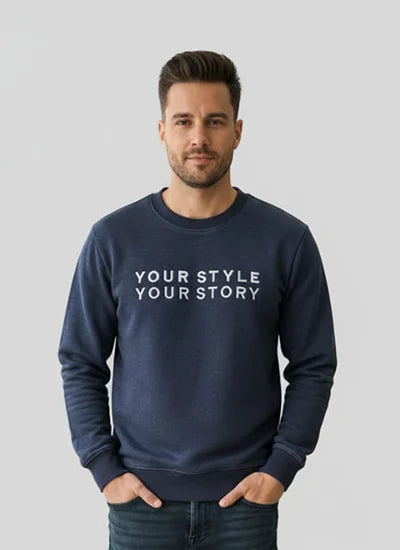 Navy Blue Sweatshirt