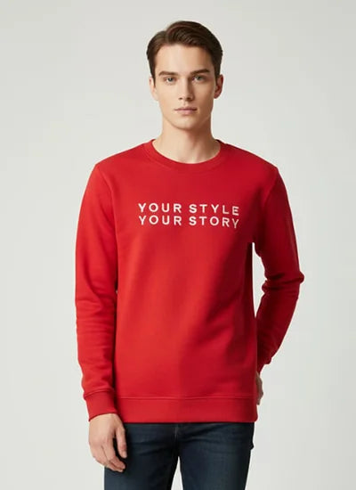 Crimson Red Sweatshirt